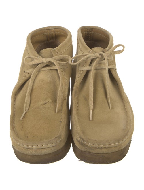Clarks Suede Lace-Up Boots