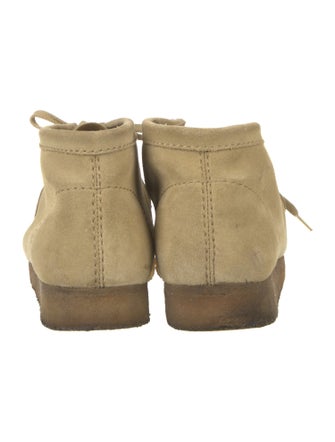 Clarks Suede Lace-Up Boots