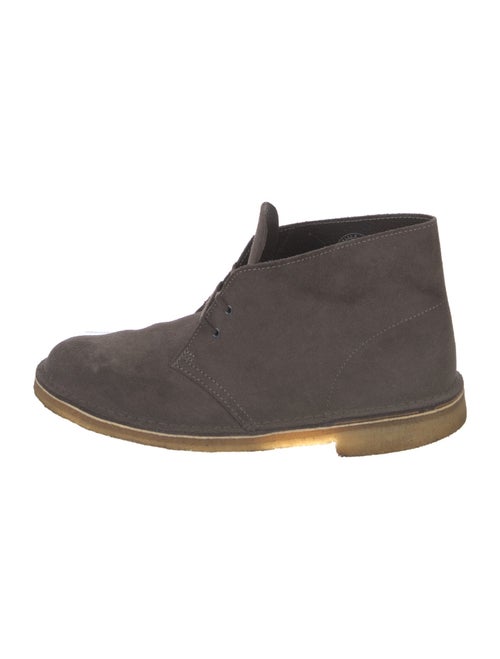 Clarks Suede Lace-Up Boots