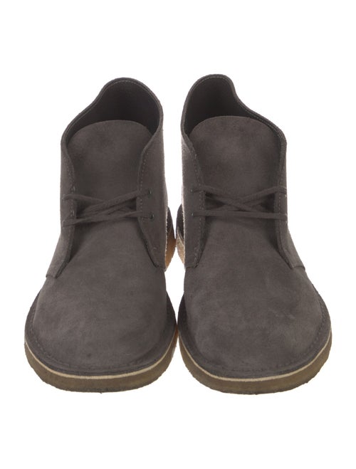 Clarks Suede Lace-Up Boots