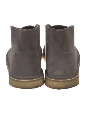 Clarks Suede Lace-Up Boots