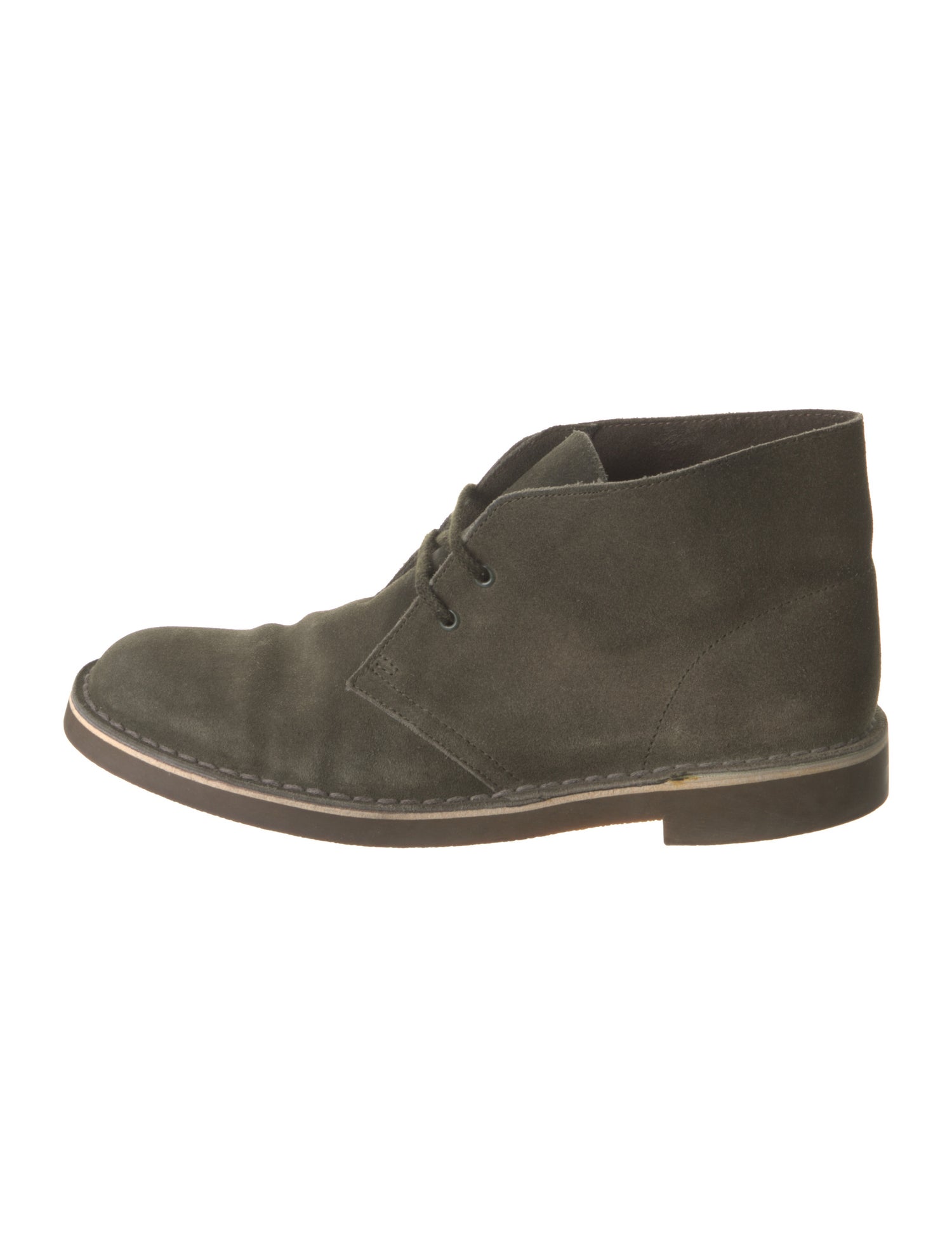 Clarks Suede Lace-Up Boots