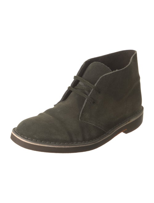 Clarks Suede Lace-Up Boots