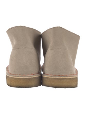 Clarks Suede Lace-Up Boots