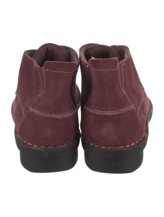 Clarks Suede Lace-Up Boots