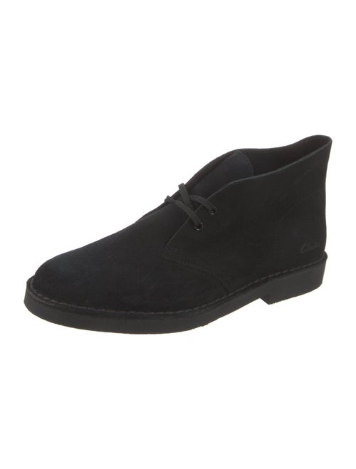 Clarks Suede Lace-Up Boots