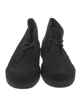Clarks Suede Lace-Up Boots
