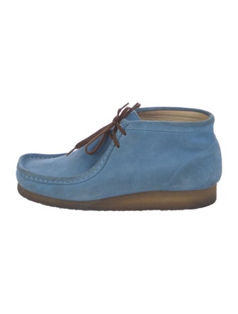 Clarks Suede Lace-Up Boots