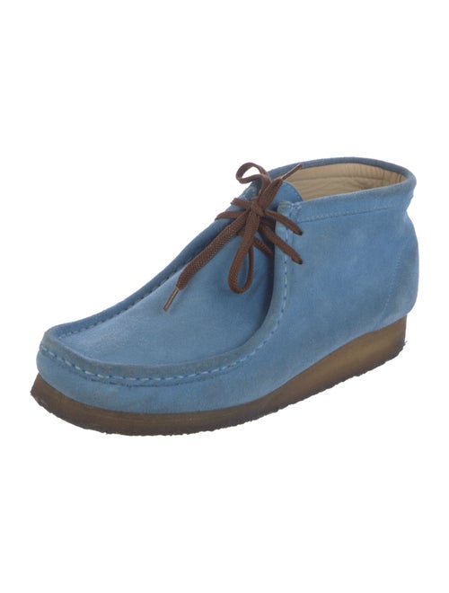 Clarks Suede Lace-Up Boots