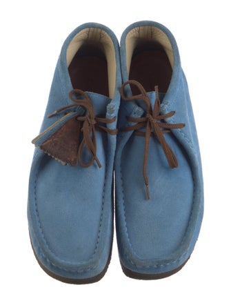 Clarks Suede Lace-Up Boots