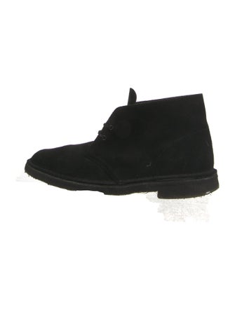 Clarks Suede Lace-Up Boots