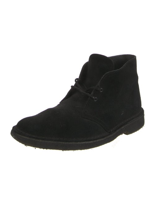 Clarks Suede Lace-Up Boots
