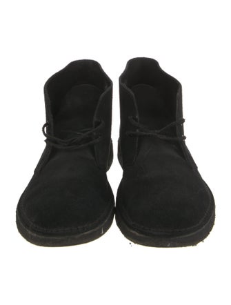 Clarks Suede Lace-Up Boots