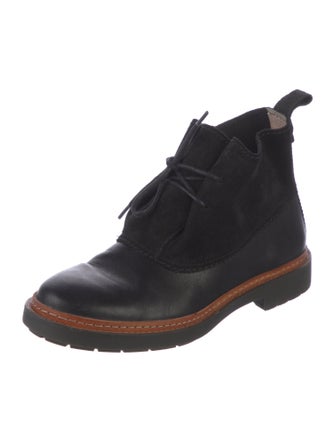 Clarks Leather Lace-Up Boots