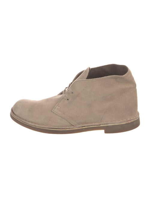 Clarks Suede Lace-Up Boots