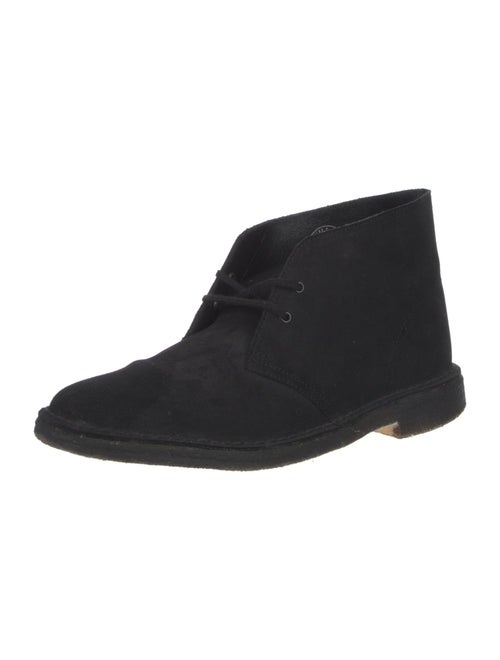 Clarks Suede Lace-Up Boots