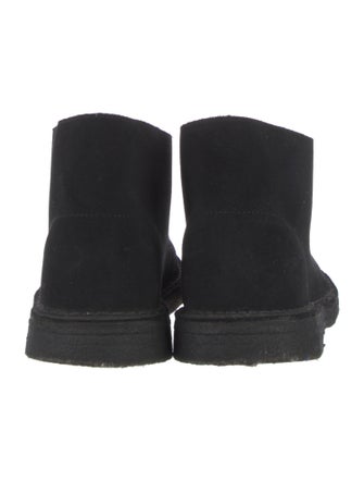 Clarks Suede Lace-Up Boots