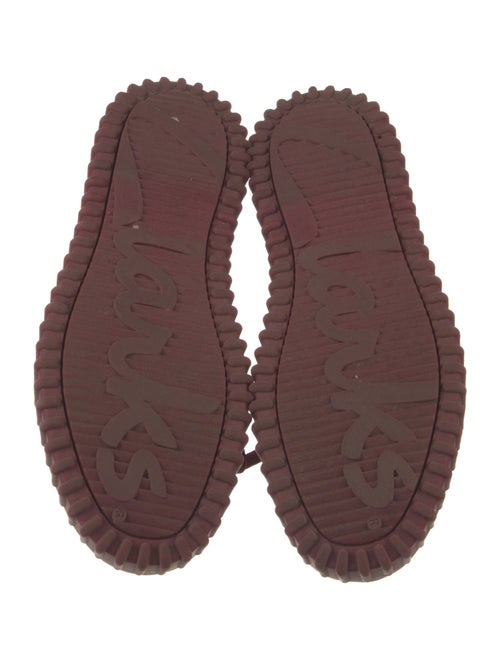 Clarks Patent Leather Embroidered Accent Oxfords