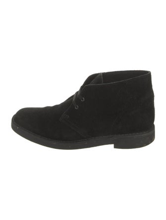 Clarks Suede Lace-Up Boots
