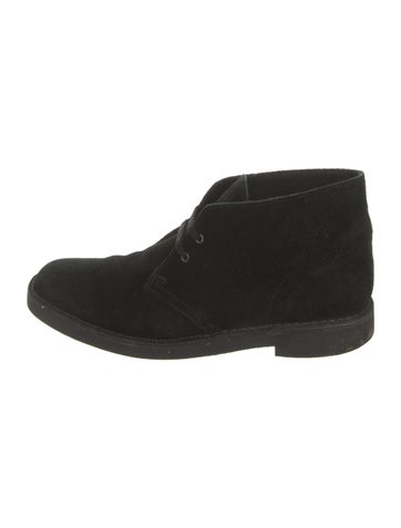 Clarks Boots Suede Lace-Up 8