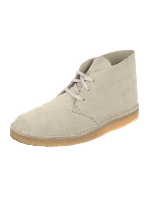 Clarks Suede Lace-Up Boots