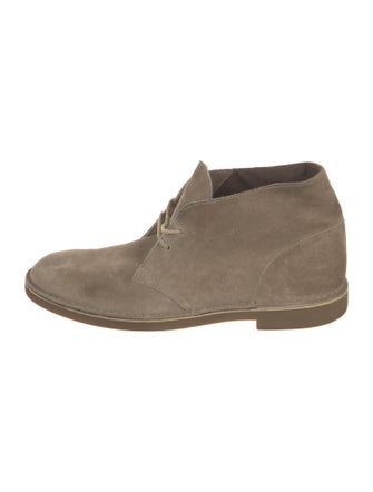 Clarks Suede Lace-Up Boots