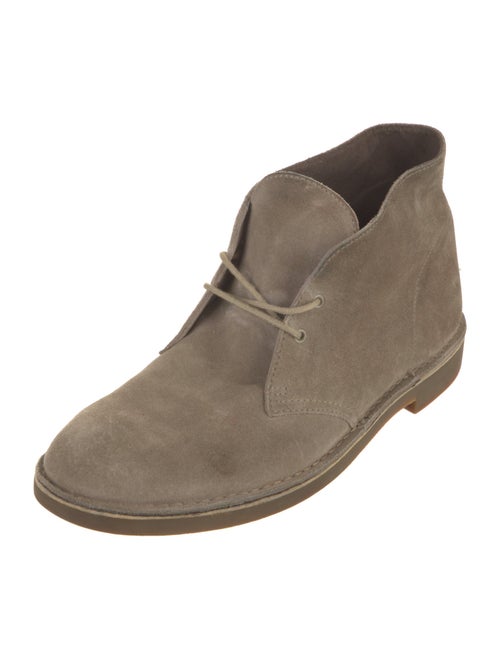 Clarks Suede Lace-Up Boots