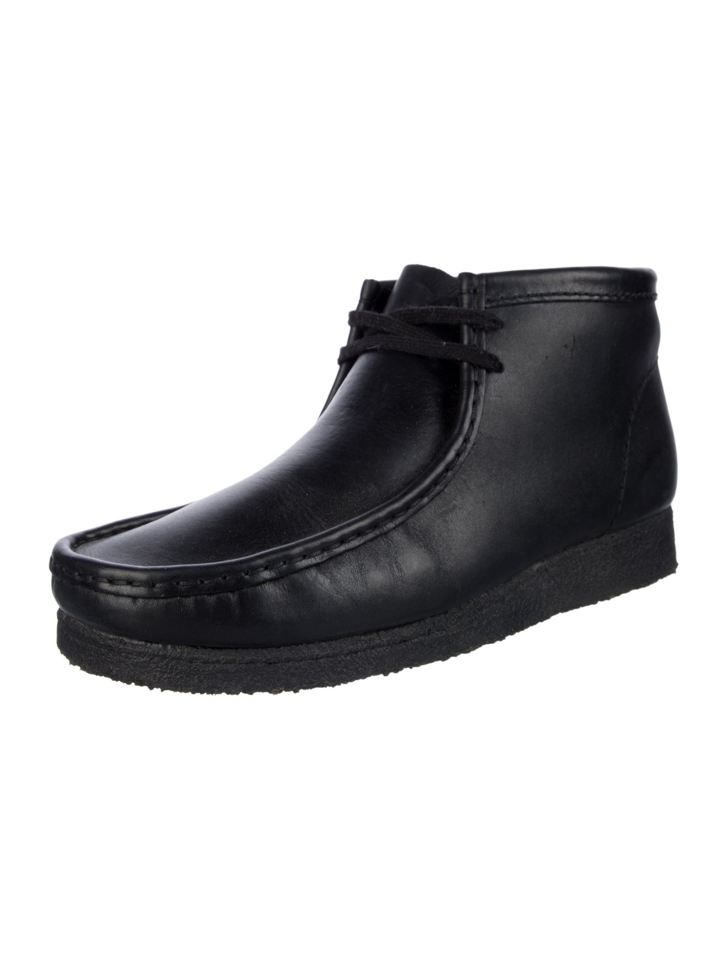 Clarks Leather Lace-Up Boots