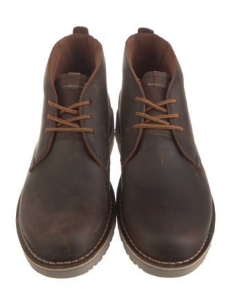 Clarks Leather Lace-Up Boots