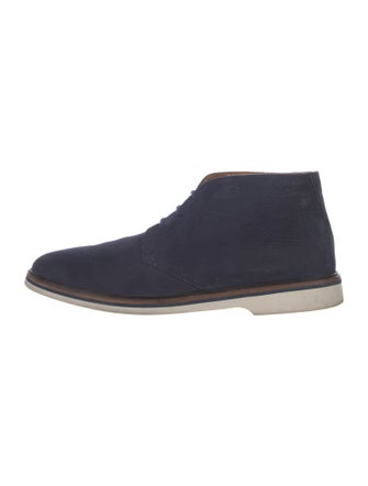 Clarks Suede Lace-Up Boots