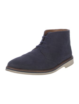 Clarks Suede Lace-Up Boots