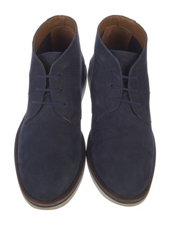 Clarks Suede Lace-Up Boots
