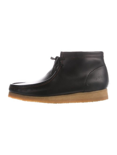 Clarks Leather Lace-Up Boots