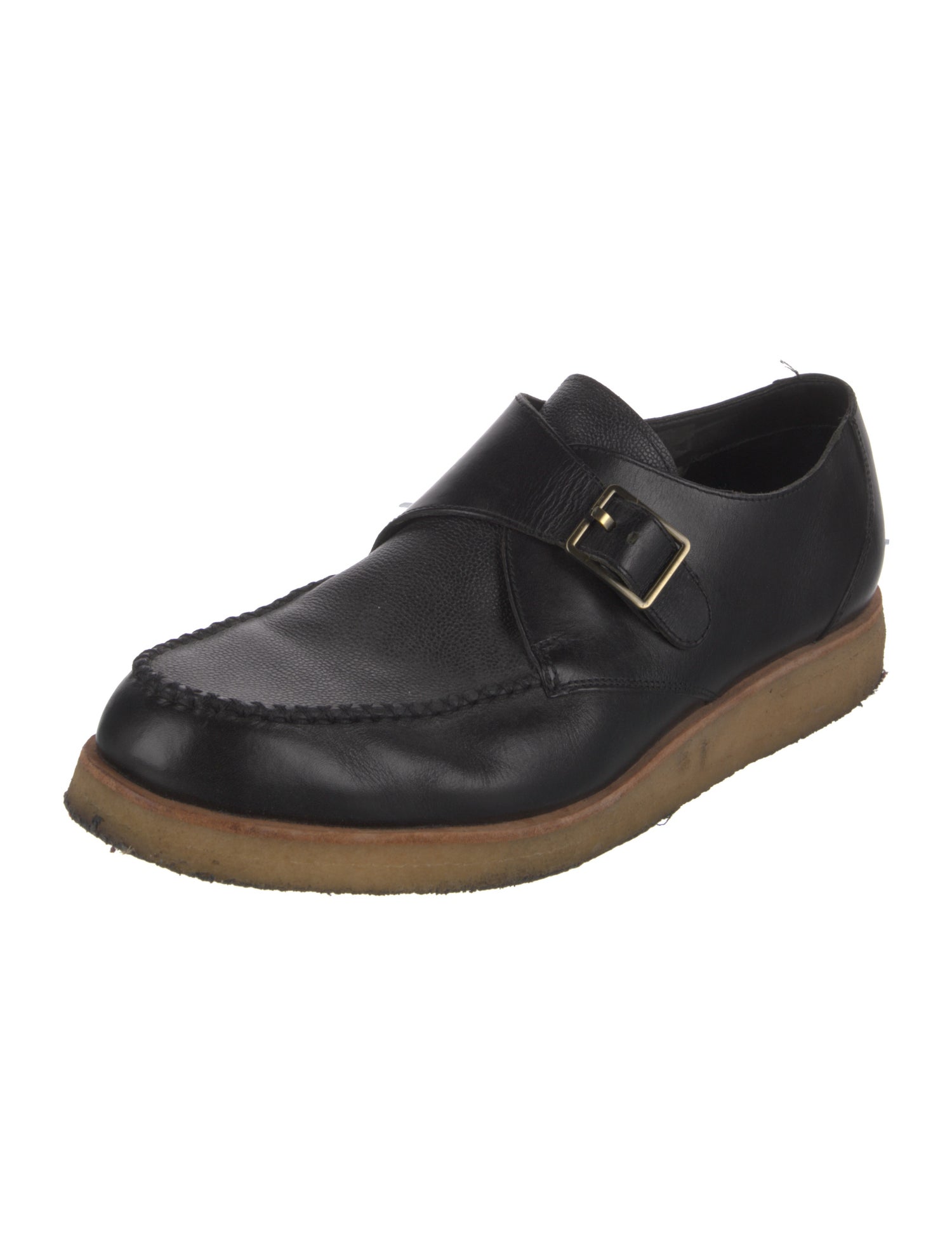 Clarks Leather Monk Straps