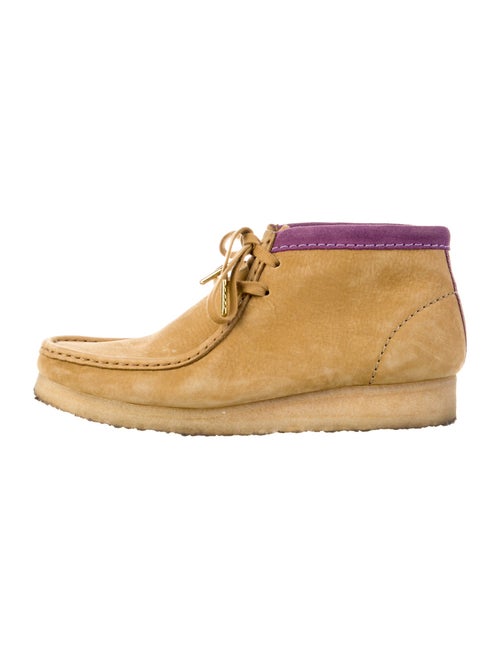 Clarks Suede Lace-Up Boots