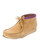 Clarks Suede Lace-Up Boots