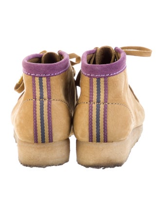 Clarks Suede Lace-Up Boots