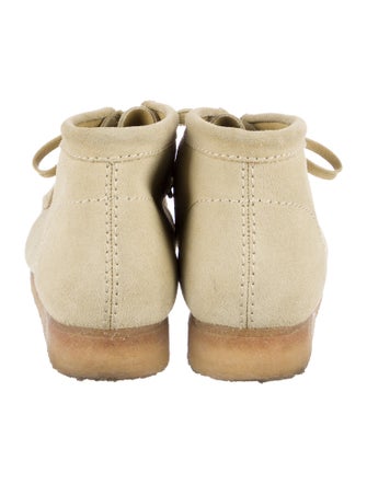 Clarks Suede Lace-Up Boots