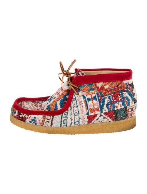 Clarks Printed Lace-Up Boots