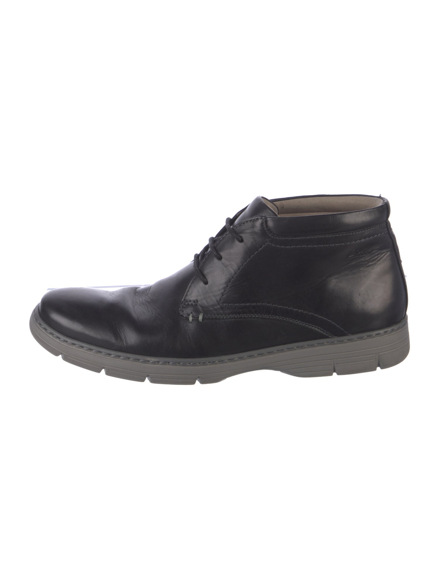 Clarks Leather Lace-Up Boots