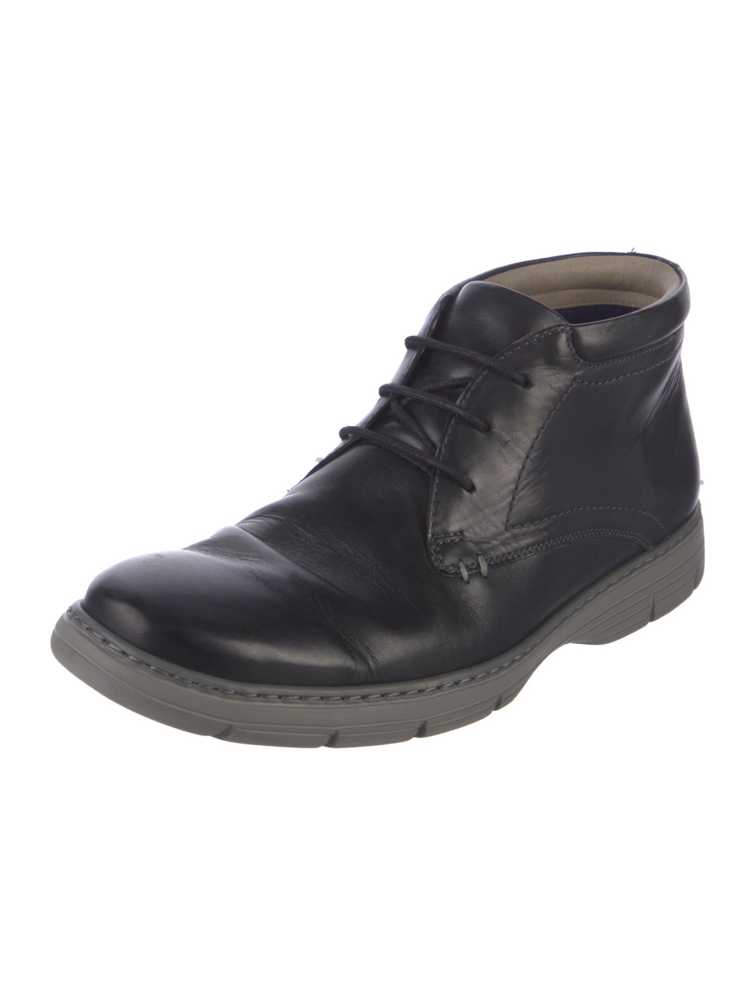 Clarks Leather Lace-Up Boots