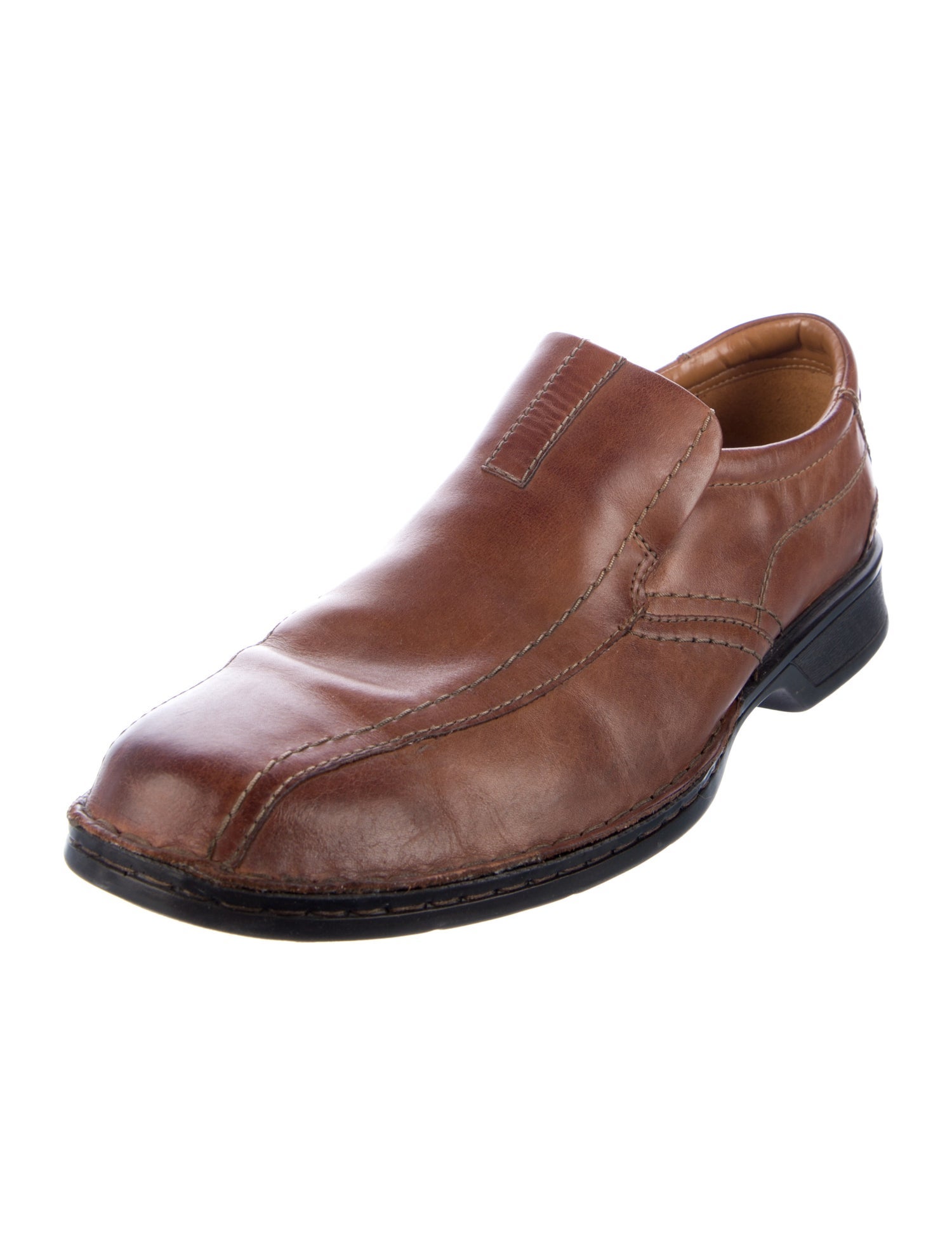 Clarks Leather Dress Loafers