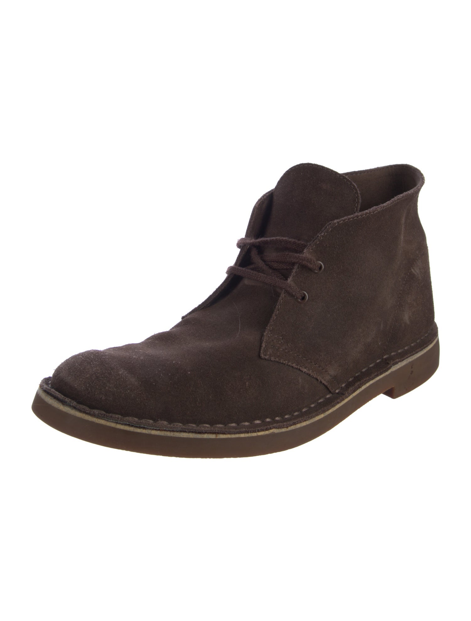 Clarks Suede Lace-Up Boots