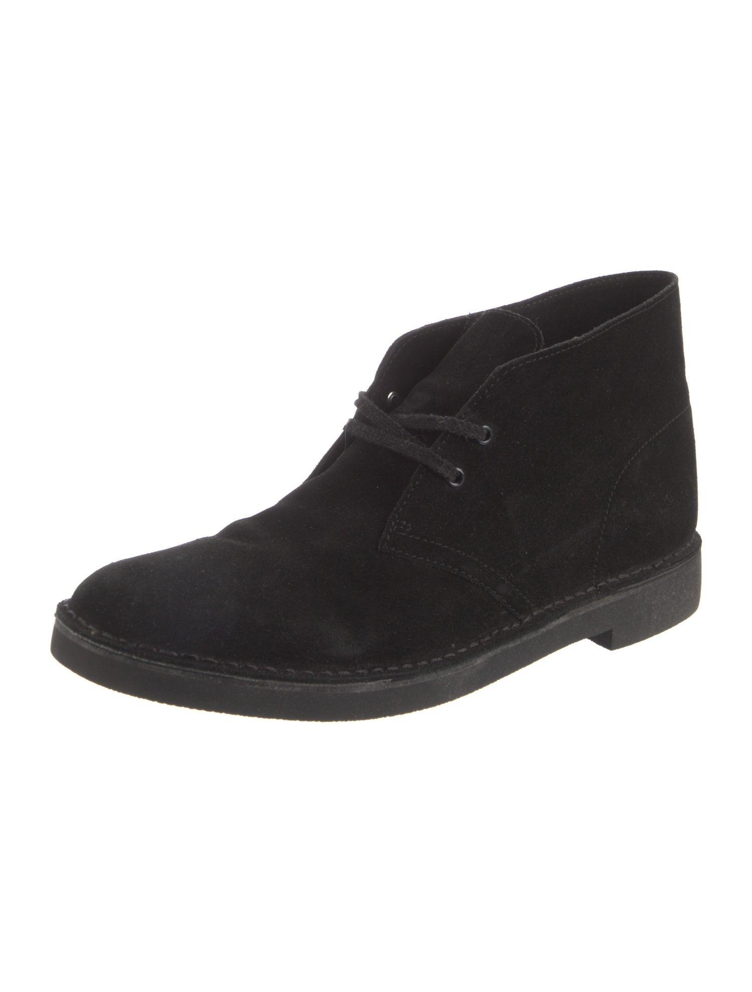 Clarks Suede Lace-Up Boots