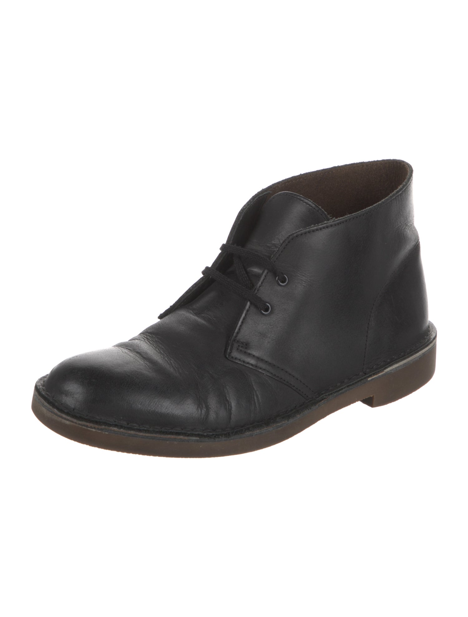 Clarks Leather Lace-Up Boots