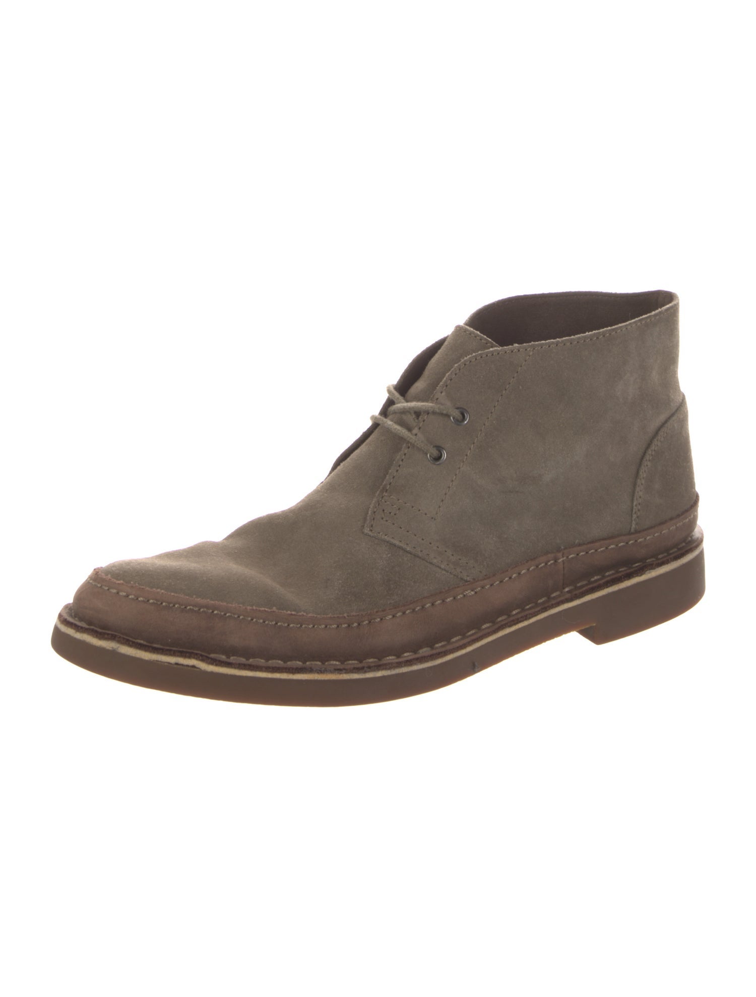 Clarks Suede Lace-Up Boots