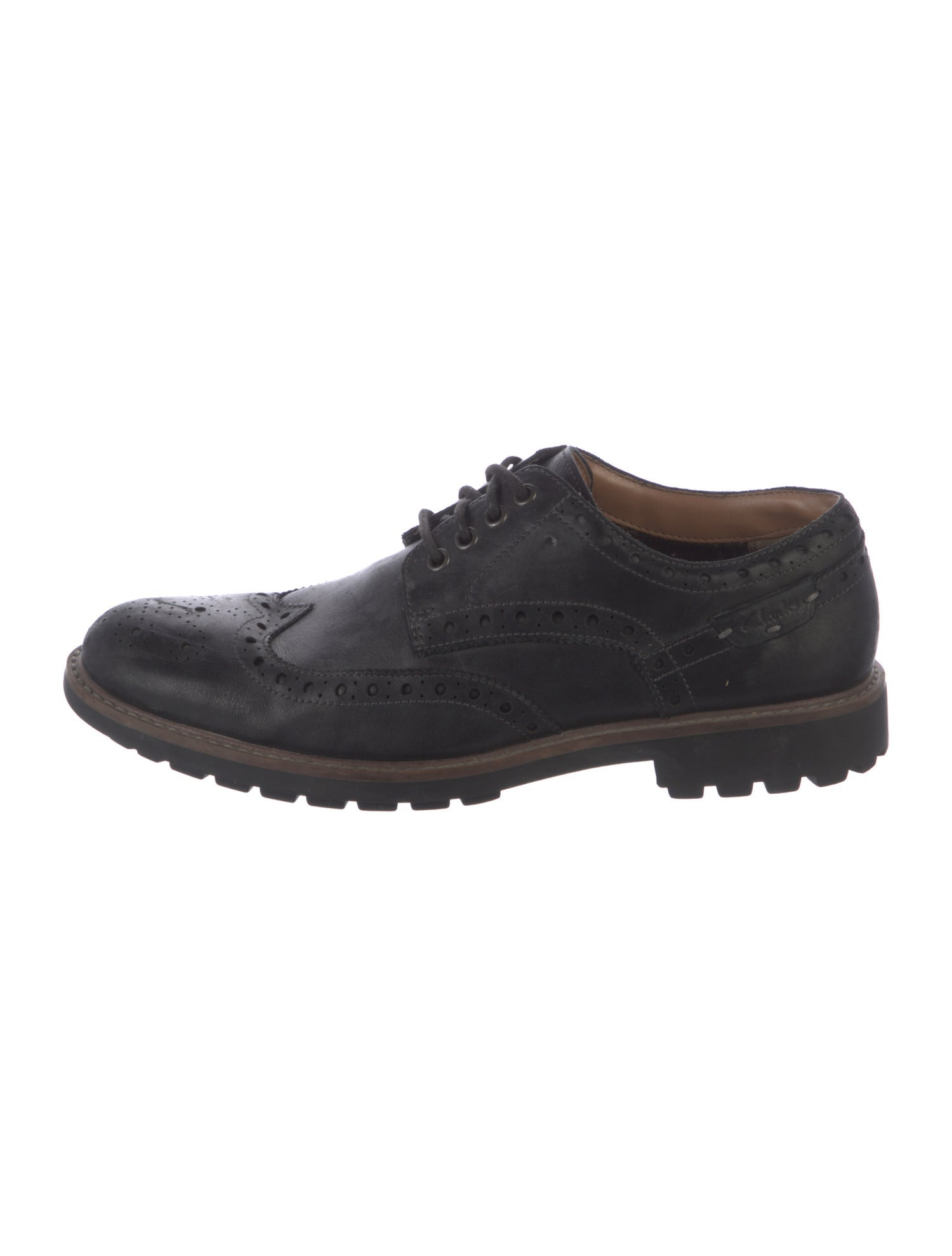 Clarks Leather Lasercut Accents Brogues
