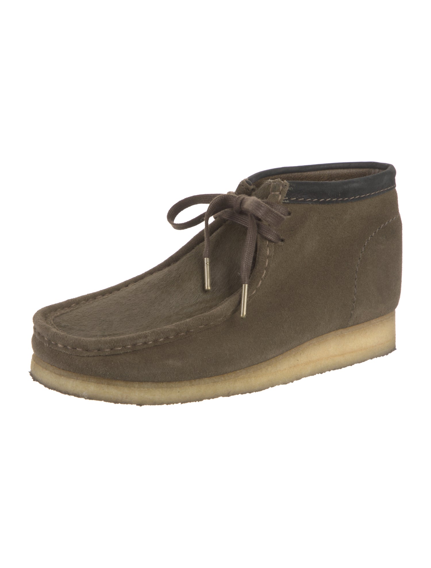 Clarks Suede Lace-Up Boots