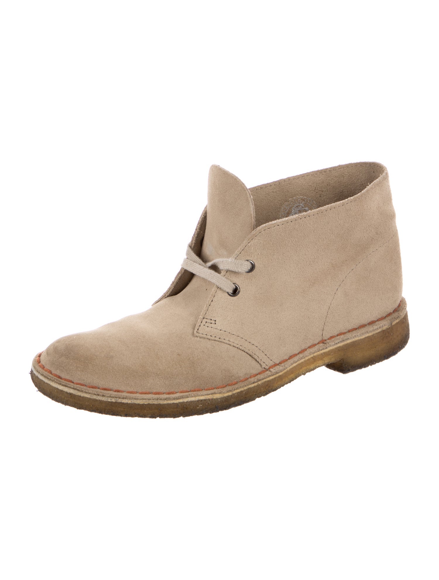 Clarks Suede Lace-Up Boots