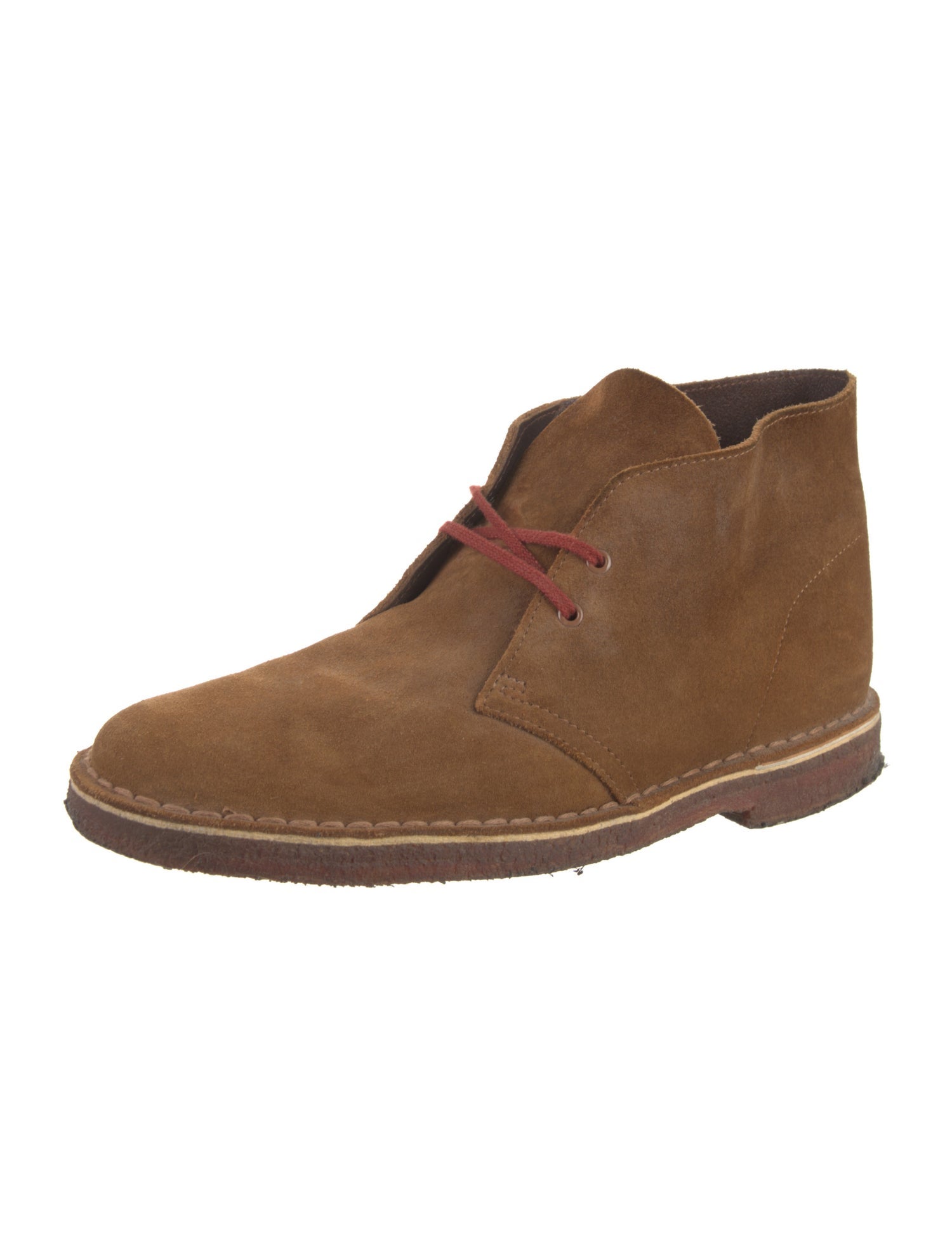 Clarks Suede Lace-Up Boots